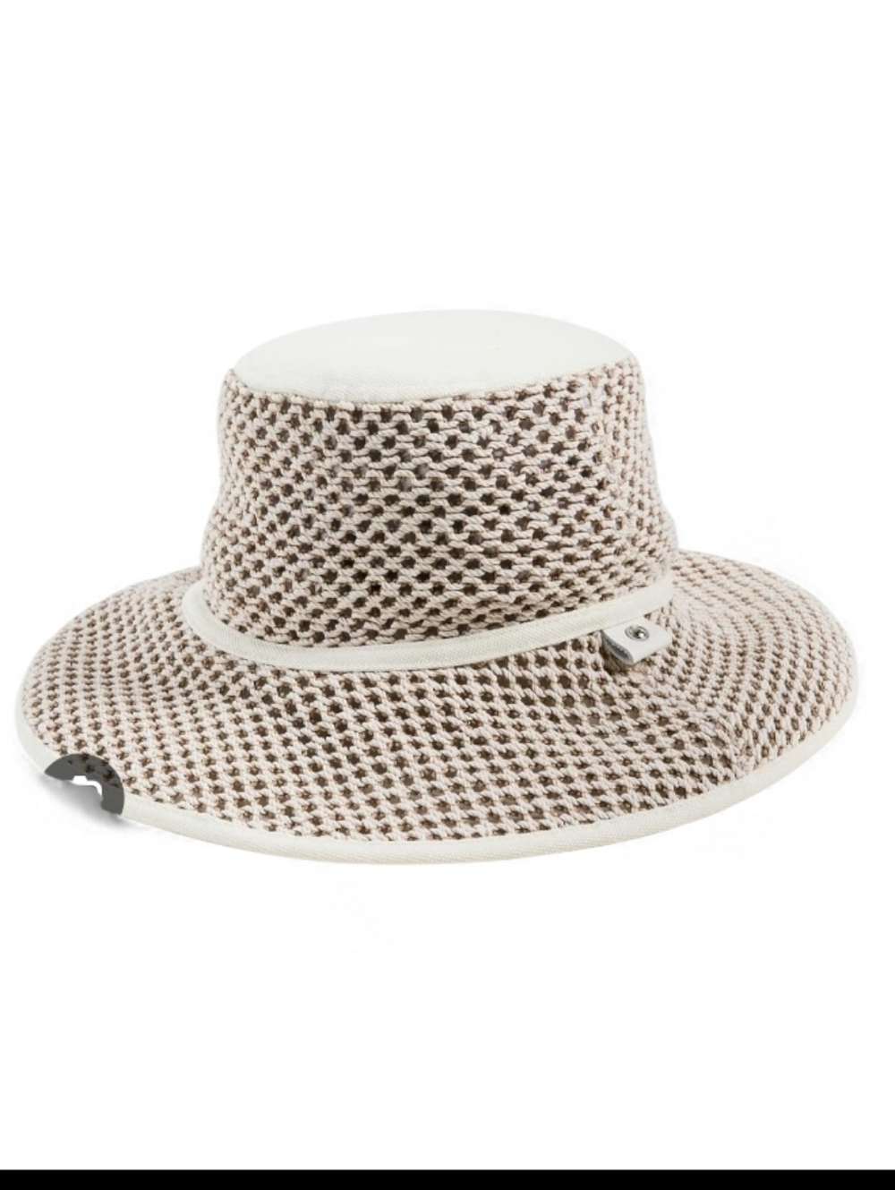 Rag & Bone Net Cruise Summer Net Bucket Hat, Chalk Warm Khaki